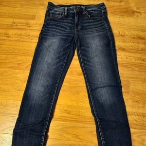 American Eagle Size 8 Long Next Level Stretch Skinny Jeans